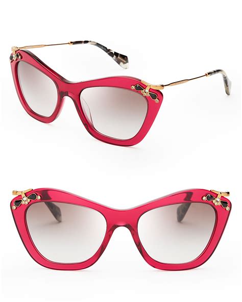 miu miu eyeglasses retailers|miu cat eye sunglasses.